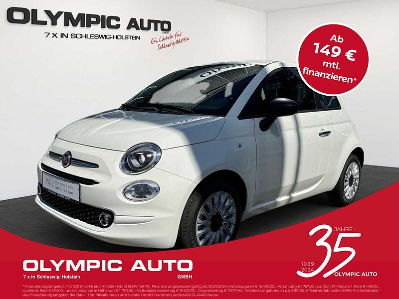 Fiat 500 1.0 Hybrid  PDC  KLIMA NAVI CARPLAY TEMPOMAT