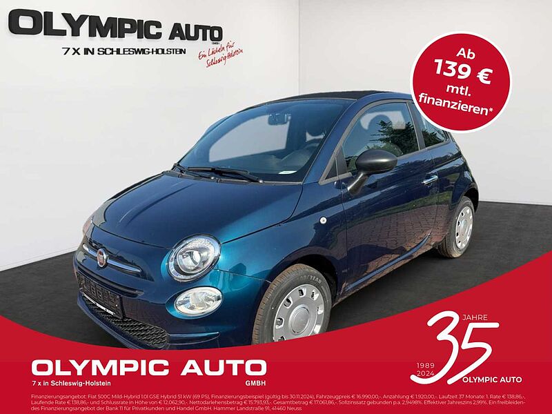 Fiat 500C MY23 1.0 GSE Hybrid KLIMA USB TOUCH CARPLAY